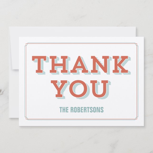 Pappra anteckningskort för Retro Personlig Felt (Framsida)