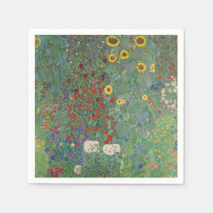 PAPPRA APKINER : GUSTAV KLIMT : FARM GARDEN PAPPERSSERVETT