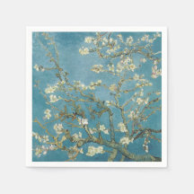 PAPPRA APKINER : VAN GOGH : ALMOND BLOMMARS