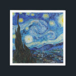 PAPPRA APKINER : VAN GOGH : STARRY NATT PAPPERSSERVETT<br><div class="desc">PAPPRA APKINER : VINCENT Van Gogh : STARRY NATT</div>