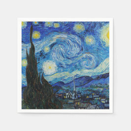 PAPPRA APKINER : VAN GOGH : STARRY NATT PAPPERSSERVETT