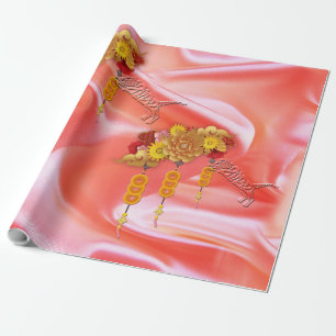 Pappra året för påfyllning av tigern presentpapper