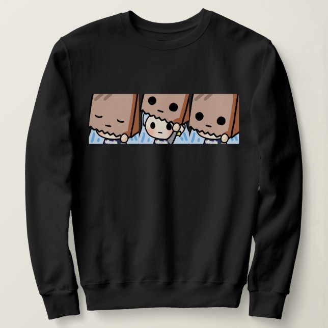 Pappra-Bag komugisui-sweatshirts för kvinnor T Shirt (Design framsida)