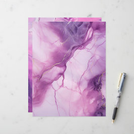 Pappra bakgrunder för rosa och Lila av Marble Scra