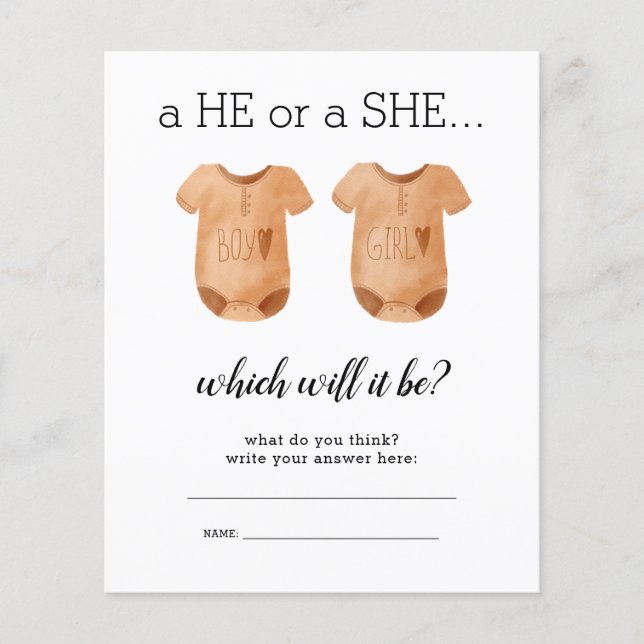 PAPPRA Barnkläder som hon Gender.. Flygblad (Framsidan)