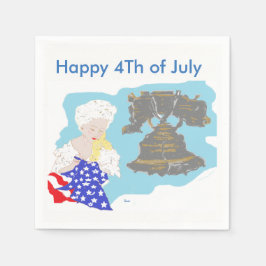 Pappra bläckfisk, vanlig bläckfisk, juli 4:e pappersservett