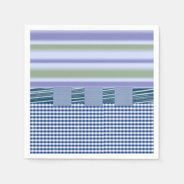 Pappra blöjblått pappersservett (Framsidan)