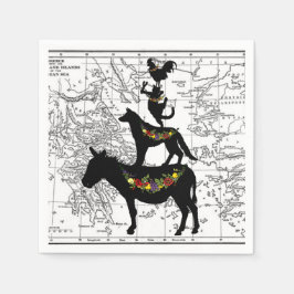 Pappra blöjmusiker från Bremen Pappersservett