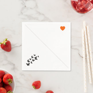 Pappra blöjor, 4,75 tum x 4,75 tum pappersservett