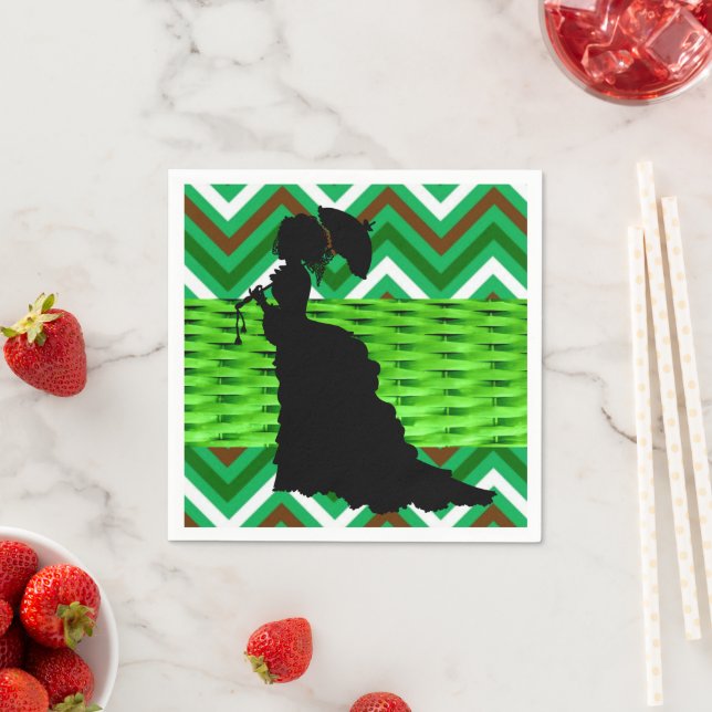 Pappra blöjor, afrikansk Grönt Pappersservett (Insitu)