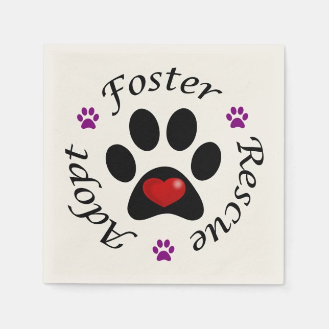 Pappra blöjor av animaliskt ursprung pappersservett (Framsidan)