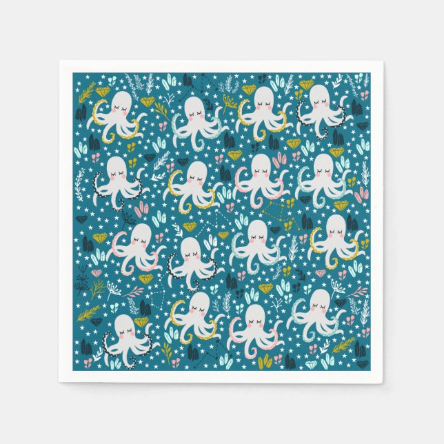 Pappra blöjor av bläckfisk pappersservett (Framsidan)