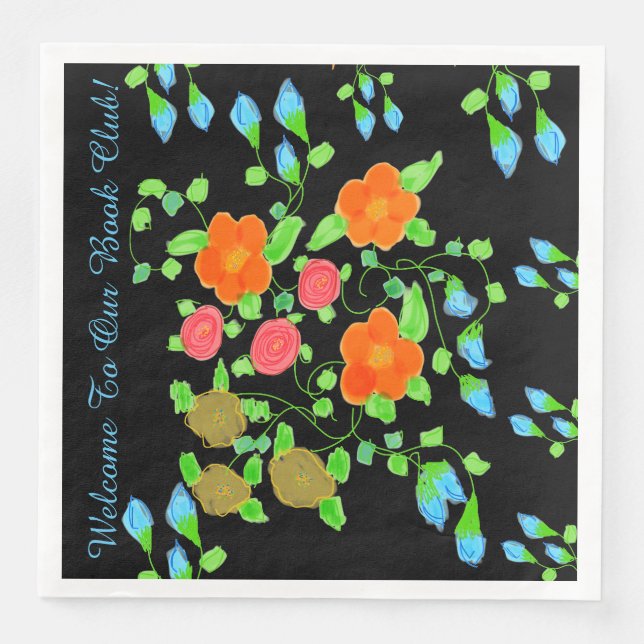 Pappra blöjor av färglöst Bok-Klubb Pappersservett (Framsida)