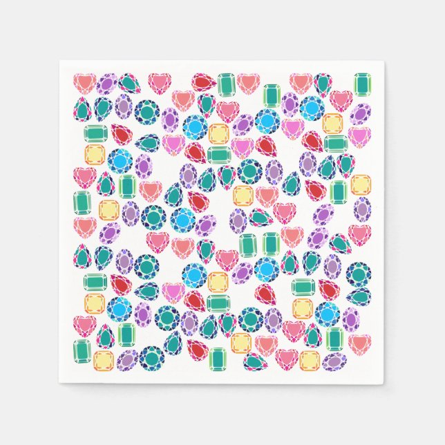 Pappra blöjor av färgnysten pappersservett (Framsidan)