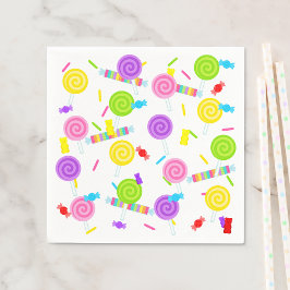 Pappra blöjor av godis och sötsaker pappersservett