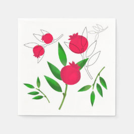 Pappra blöjor av granatäpple pappersservett