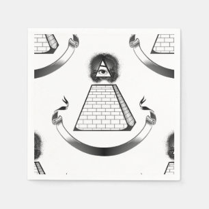 pappra blöjor av illuminati pappersservett