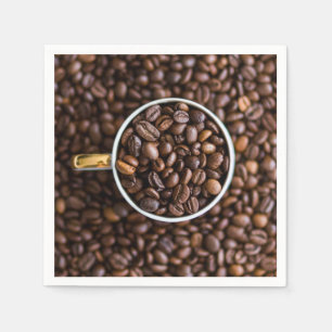 Pappra blöjor av kaffebönor pappersservett