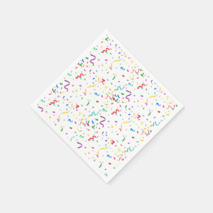 Pappra blöjor av Rainbow konetti födelsedagsfest Pappersservett