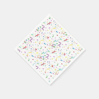 Pappra blöjor av Rainbow konetti födelsedagsfest Pappersservett
