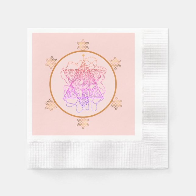 Pappra blöjor av ro Elegant Pappersservett (Framsidan)