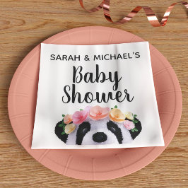 Pappra blöjor av typen Cute Panda Bear Girl Baby S Pappersservett