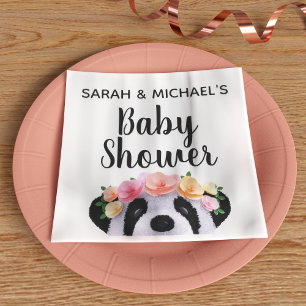 Pappra blöjor av typen Cute Panda Bear Girl Baby S Pappersservett