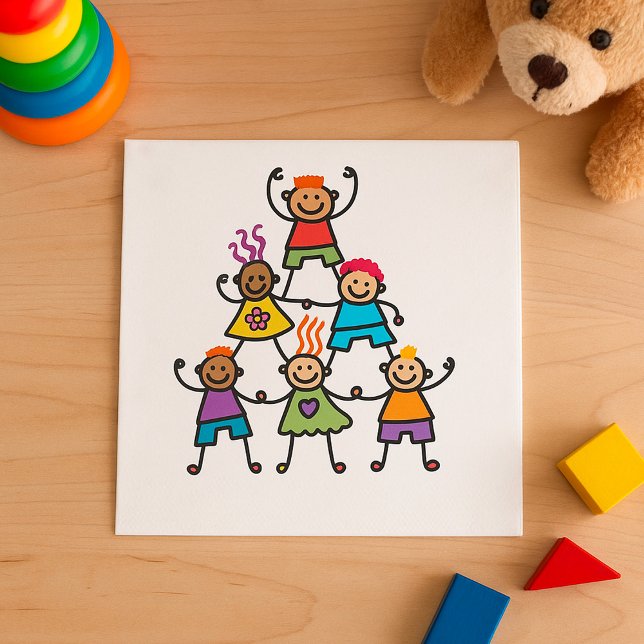 Pappra blöjor av underordnad pyramid pappersservett (Skapare uppladdad)