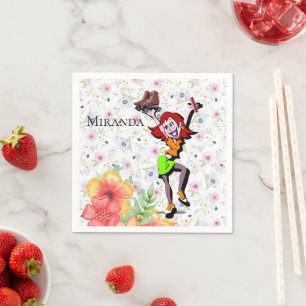 Pappra blöjor, Blommigt Skating Pappersservett