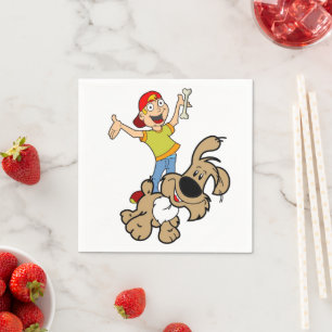 Pappra blöjor, Boy Hund Bone Pappersservett