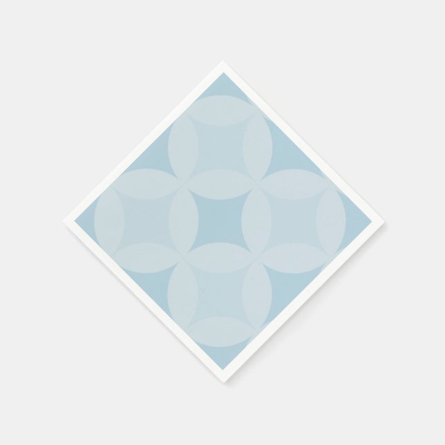 Pappra blöjor - cirklar och diamanter pappersservett (Hörn)