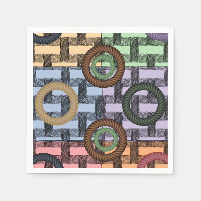 Pappra blöjor, cirkulär pappersservett (Framsidan)