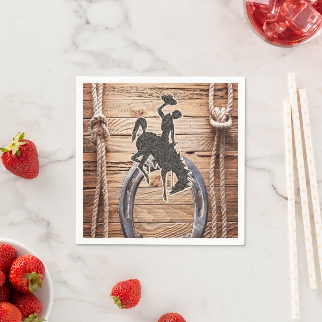 Pappra blöjor, Cowboyhorse Wood Rope Pappersservett (Insitu)