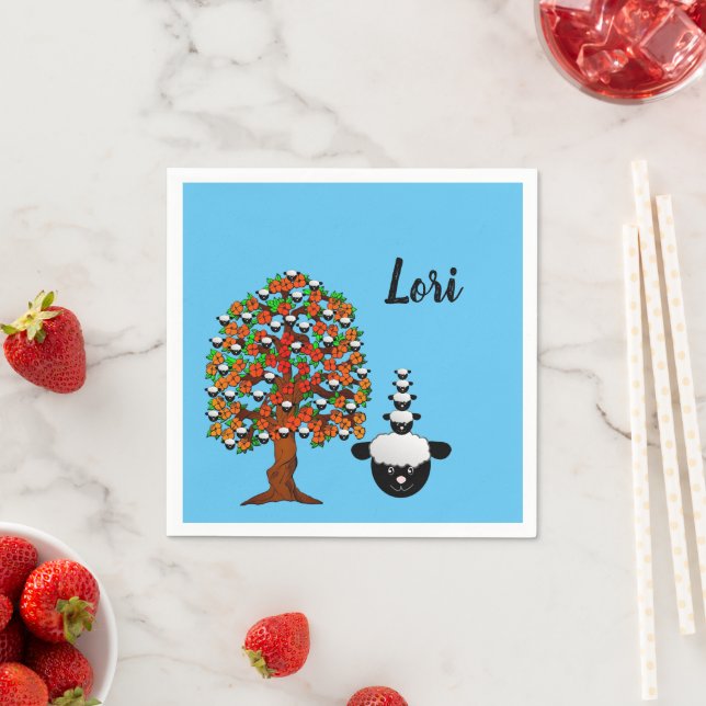 Pappra blöjor, får Träd Blue Pappersservett (Insitu)