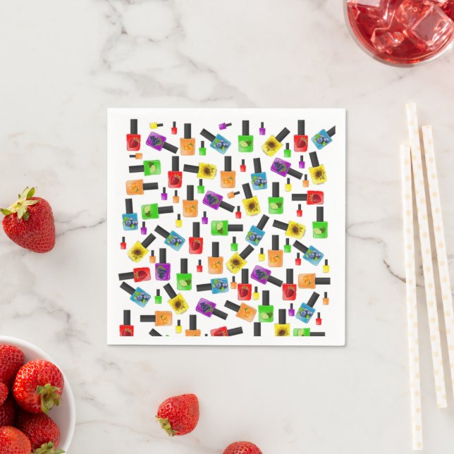 Pappra blöjor, färglösa Nagel-polska Pappersservett (Insitu)