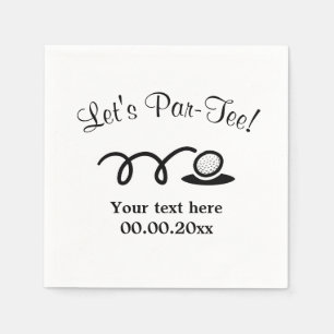 Pappra blöjor för bak party pappersservett