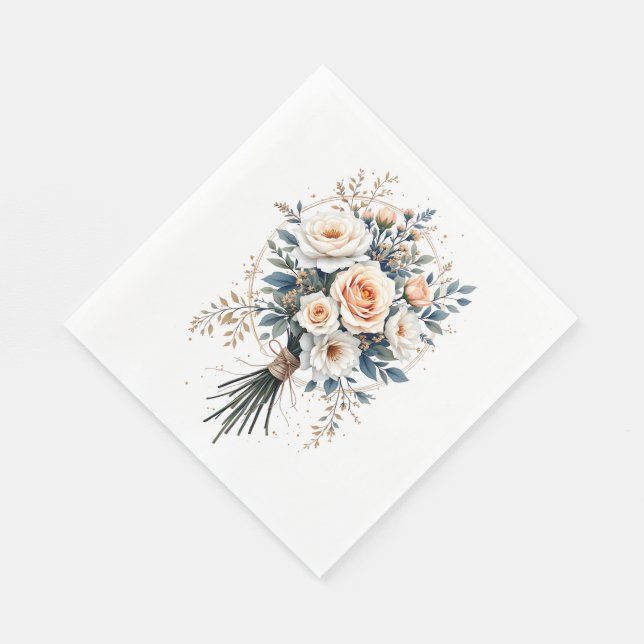 Pappra blöjor för blomning pappersservett (Hörn)