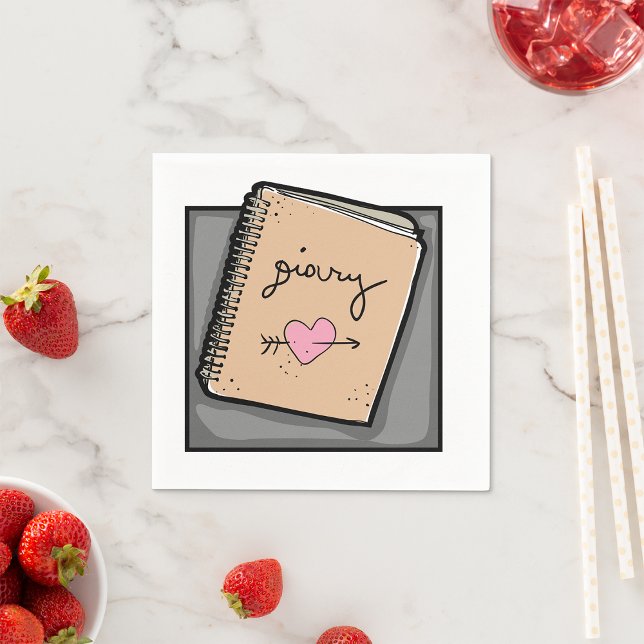 Pappra blöjor för dagbok pappersservett (Skapare uppladdad)