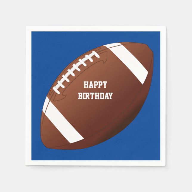 Pappra blöjor för fotboll Party Pappersservett (Framsidan)