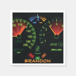 Pappra blöjor för hastighetsmätare pappersservett