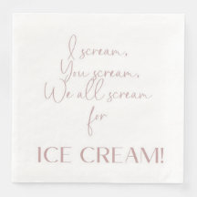 Pappra blöjor för iskräm, teme Guest Towel- blöjor