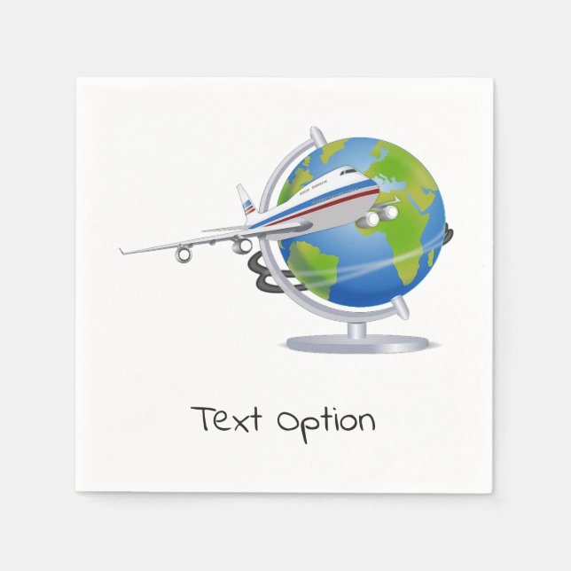 Pappra blöjor för luftfartyg pappersservett (Framsidan)