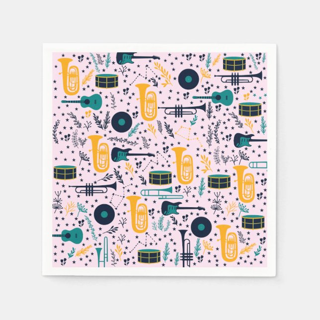 Pappra blöjor för musikinstrument pappersservett (Framsidan)