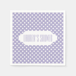 Pappra blöjor för polka dots anpassningsbar pappersservett