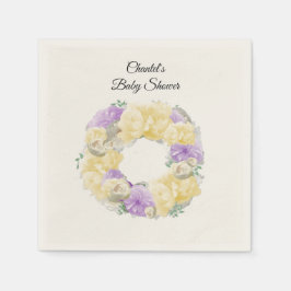 Pappra blöjor för rosa ros och ponnyer pappersservett