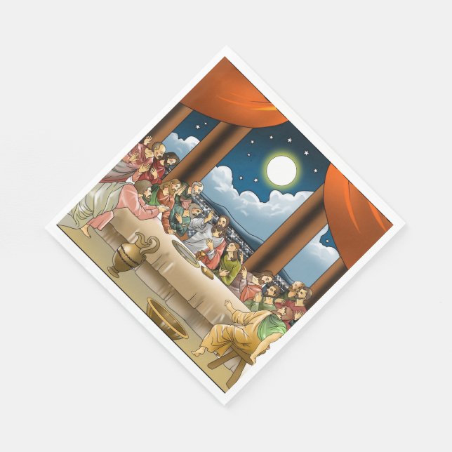 Pappra blöjor för senaste nätaggregat pappersservett (Hörn)