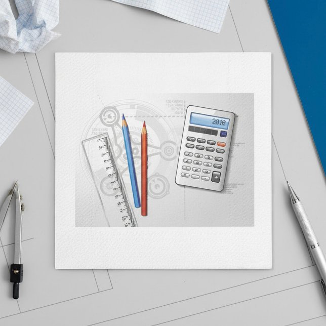 Pappra blöjor för skrivbordet i ingenjör pappersservett (Skapare uppladdad)