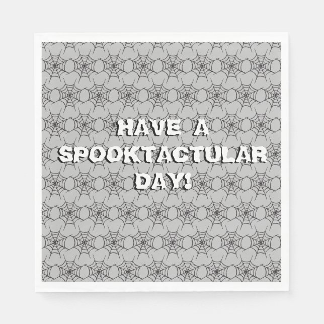 Pappra blöjor för Spindelnät Mönster Pappersservett (Framsidan)