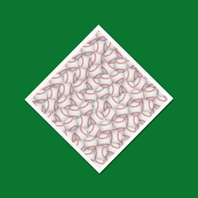 Pappra blöjor för sporttema Baseball Pappersservett (Skapare uppladdad)