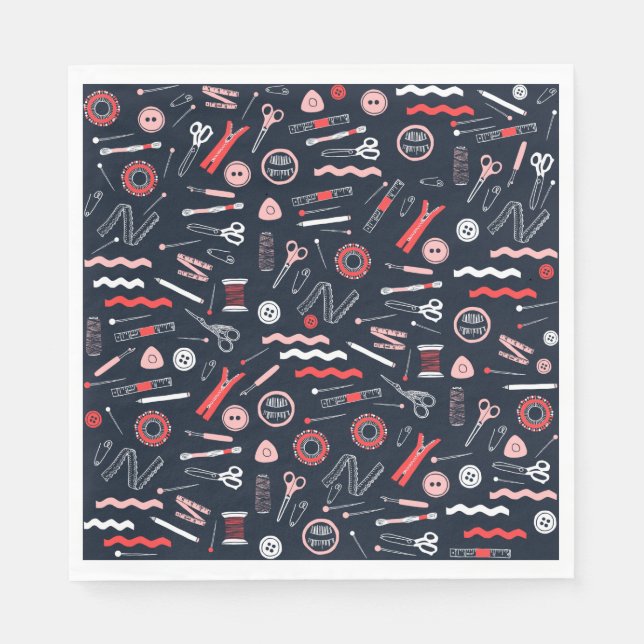 Pappra blöjor för sytillbehör pappersservett (Framsidan)